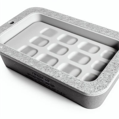 Freezer Aman Cetakan batu buatan dengan lapisan anti lengket Mudah untuk dan membersihkan