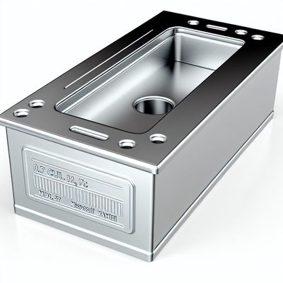 0.17 Cetakan produk aluminium kubik untuk freezer aman dan tahan lama