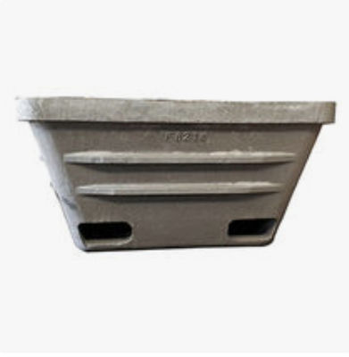 Benih Mold Ingot Mold Dross Pan Slag Pan Skim Pot Untuk Aluminium Scrap Melting