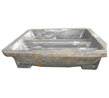 Pembuangan baja Aluminium Melting Dross Pans Untuk Aluminium Ingot