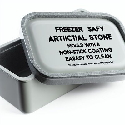 Freezer Aman Cetakan batu buatan dengan lapisan anti lengket Mudah untuk dan membersihkan