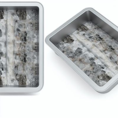 Freezer Aman Cetakan batu buatan dengan lapisan anti lengket Mudah untuk dan membersihkan