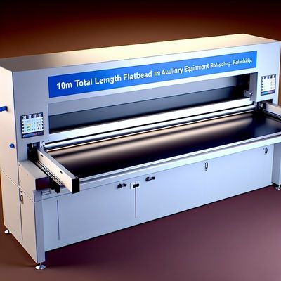 10m Total Panjang Flatbed Printer Alat bantu dengan 10-15m3/jam Output dan Keandalan