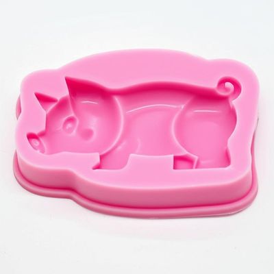 Mudah Dibersihkan Pink Pig Mold untuk Multi-Purpose Pink